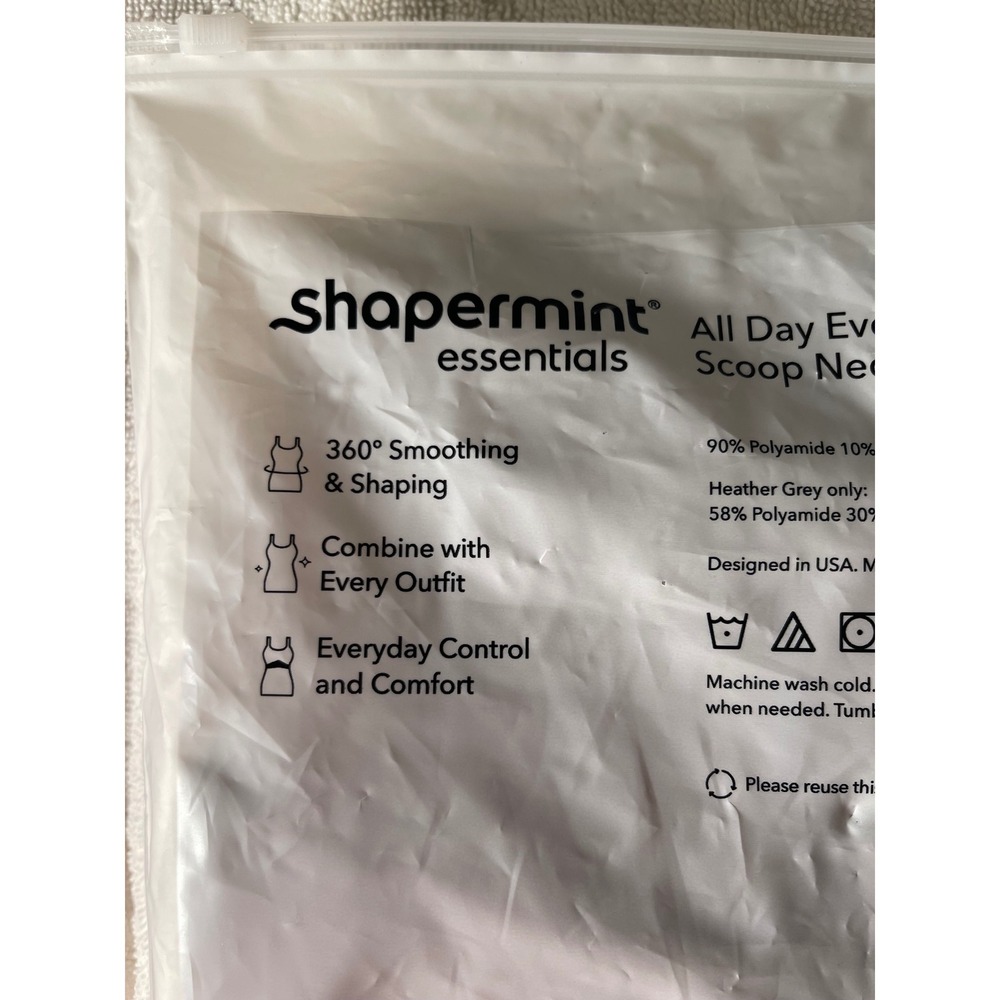 Shapermint Every Day Scoop Neck Cami Brown‎ 2XL Control Comfort Slim Smoothing - Picture 4 of 8